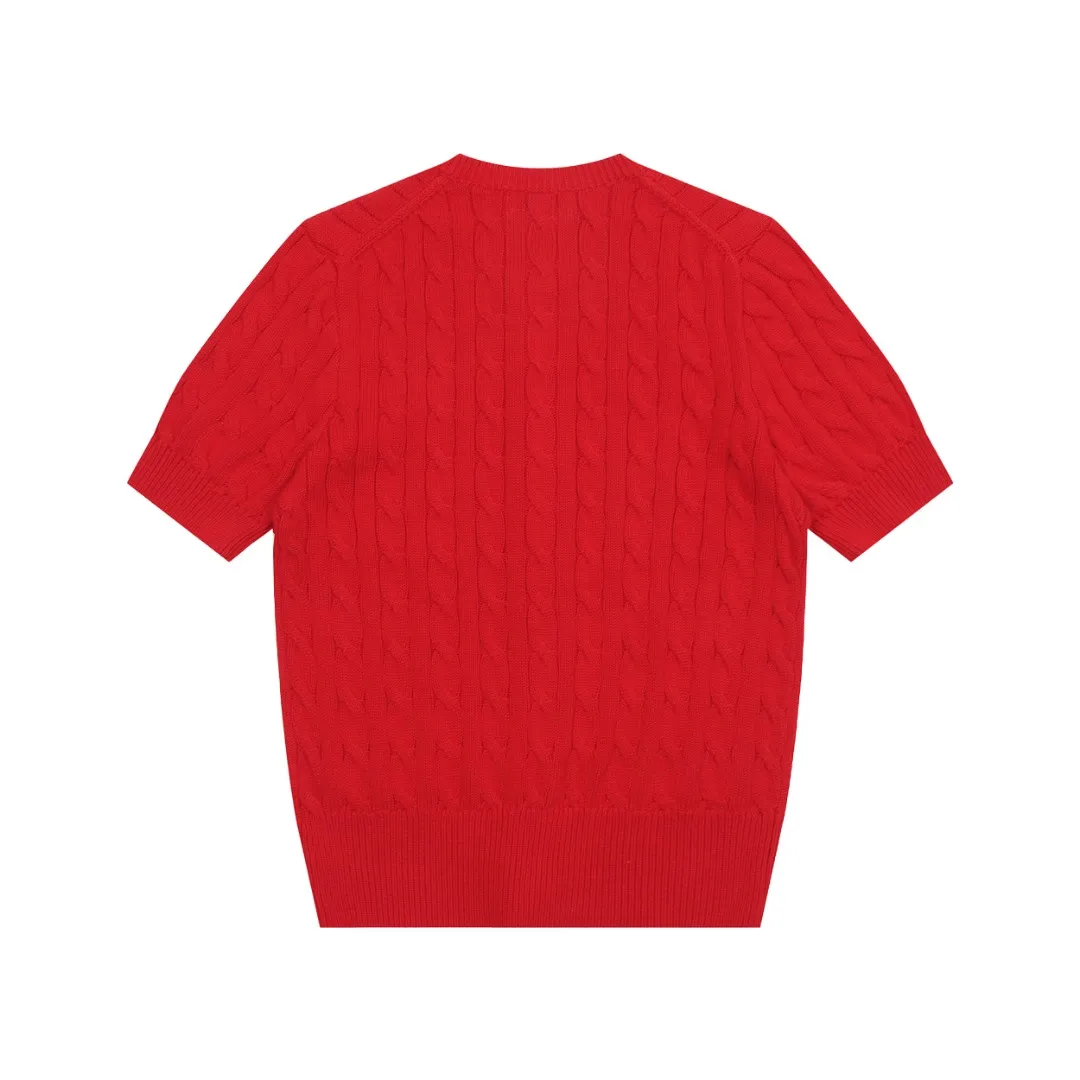 🅿️176 "Top quality" Style number: DS021# (not off the shelves all year round) [Ralph Lauren round neck cardigan solid color pony embroidered logo knitted short sleeves] ✅Ralph Lauren classic basic versatile all-season cardigan knitted short sleeves ✅Main supplier platform live broadcast Wholesale entities Replenish when out of stock Not off the shelves ✅ZP quality 1:1 version Scan the code to enter the GF website Counter quality ✅Details and quality are the only one in Guangzhou. Imported quality cotton yarn, focusing on high-end, cost-effective. Needless to say good quality. ✅The version is restored to the original order. The maximum size can be worn up to 160 pounds. Loose, comfortable and stress-free.